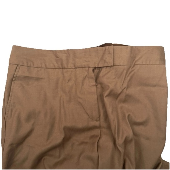 Women’s George Designs By Mark Eisen Brown Dress Pants Size 14 - Picture 2 of 3